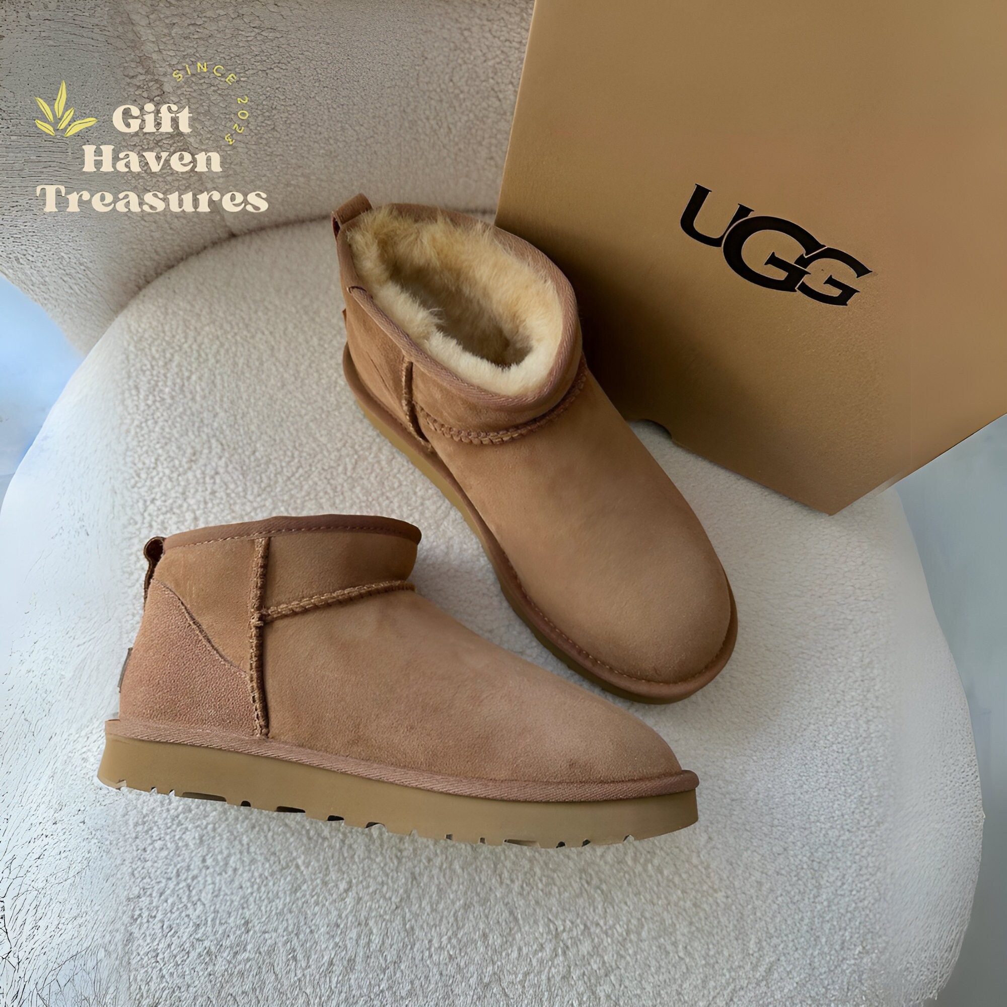 Vegan Fur Uggsinspired Boots for Adults Warm Fluffy Snow Etsy Canada