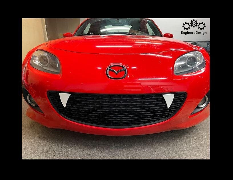 Colmillos/dientes de vampiro para Mazda Miata NC (compatibles con la parrilla del MX5 NC2 2009-2012)
