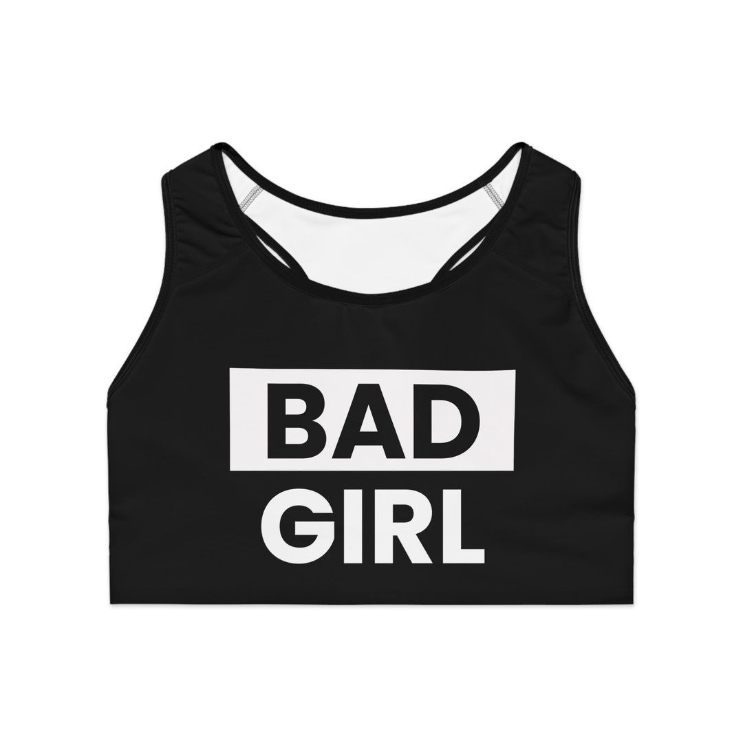Sports Bra bad Girl , Supportive & Comfortable Sportswear, Ideal for