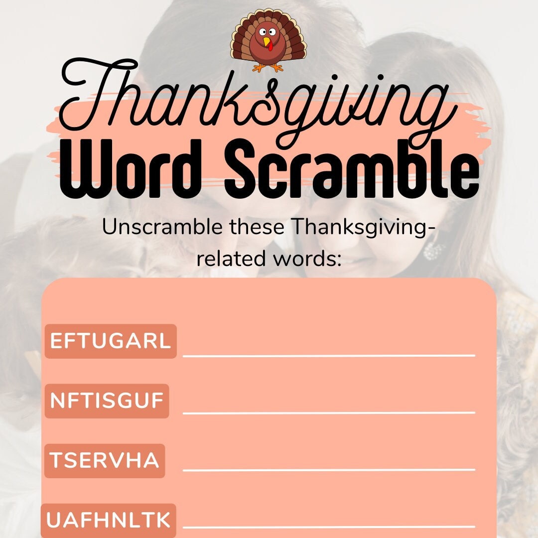 Thanksgiving break story for school