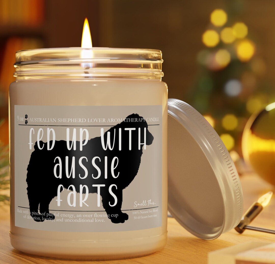 Australian Shepherd Candle, Australian Shepherd Gifts, Australian