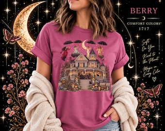 Practical Magic Shirt, Owens Sisters Parasol Jump Tee, Witchy Movie Shirt, 90s Halloween Tee, Whimsical Witch Comfort Colors Shirt
