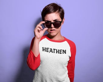 Heathen Viking Unisex Shirt - Three-Quarter Sleeve Raglan Shirt