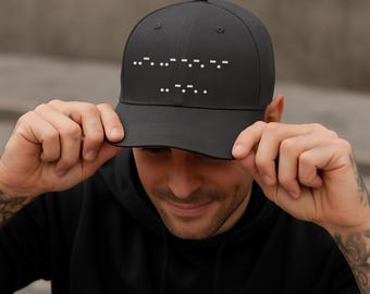 Morse Code Resist Cap | Subtle "F* ICE" Message Dad Hat