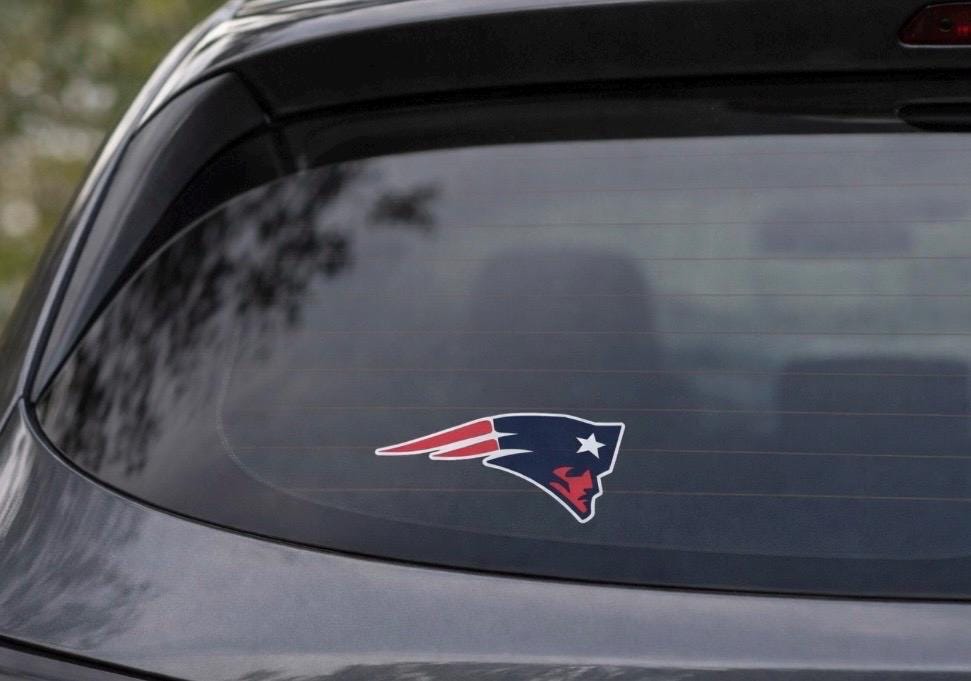 NEW ENGLAND PATRIOTS Vinyl Decal/Sticker 5 Sizes Window Laptop Car Truck NEW ENGLAND PATRIOTS Vinyl Decal/Sticker 5 Sizes Window Laptop Car Truck