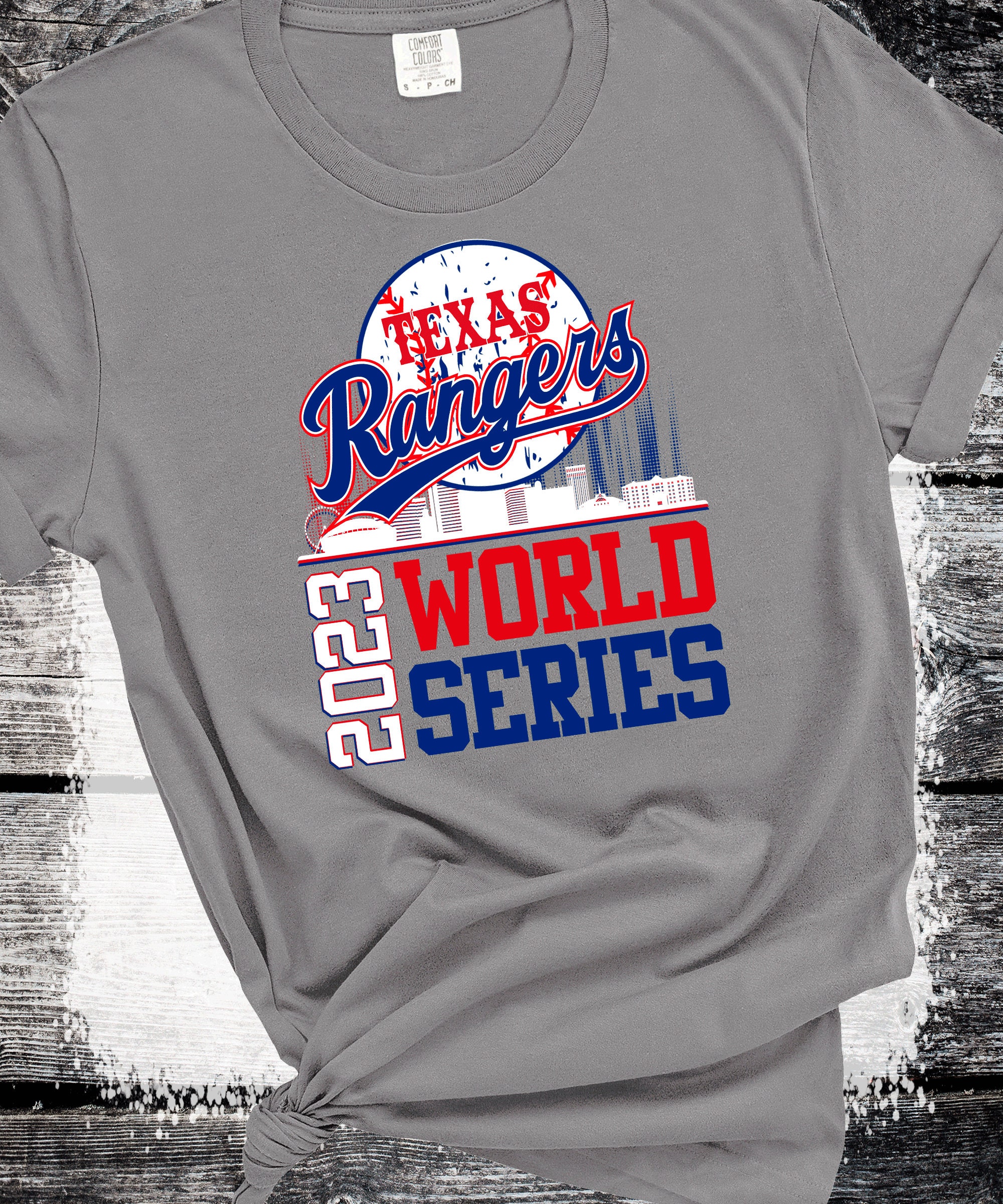 Comfort Colors Texas Ranger World Series Champions 2023 Sudadera Texas