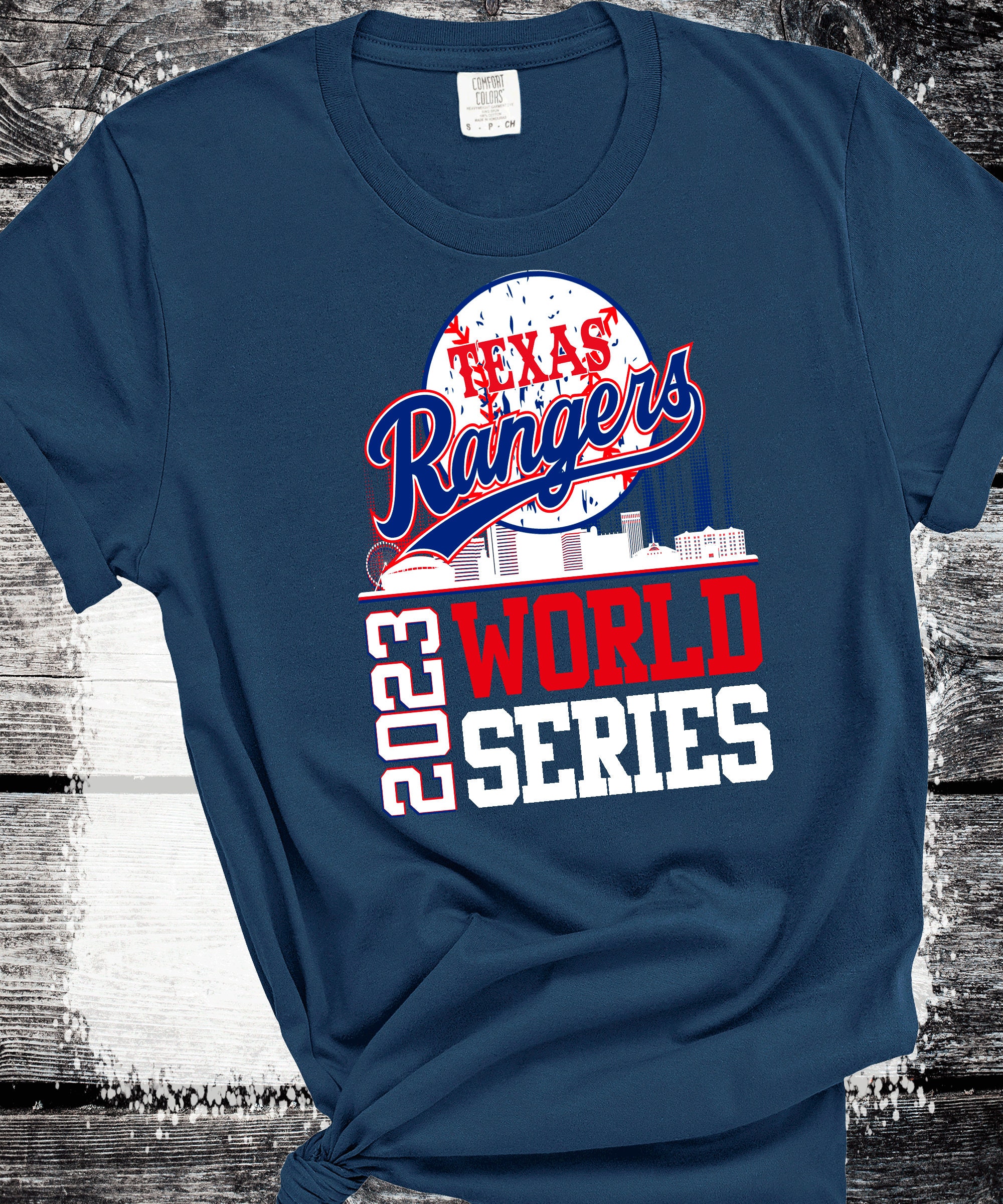 Comfort Colors Texas Ranger World Series Champions 2023 Sudadera Texas