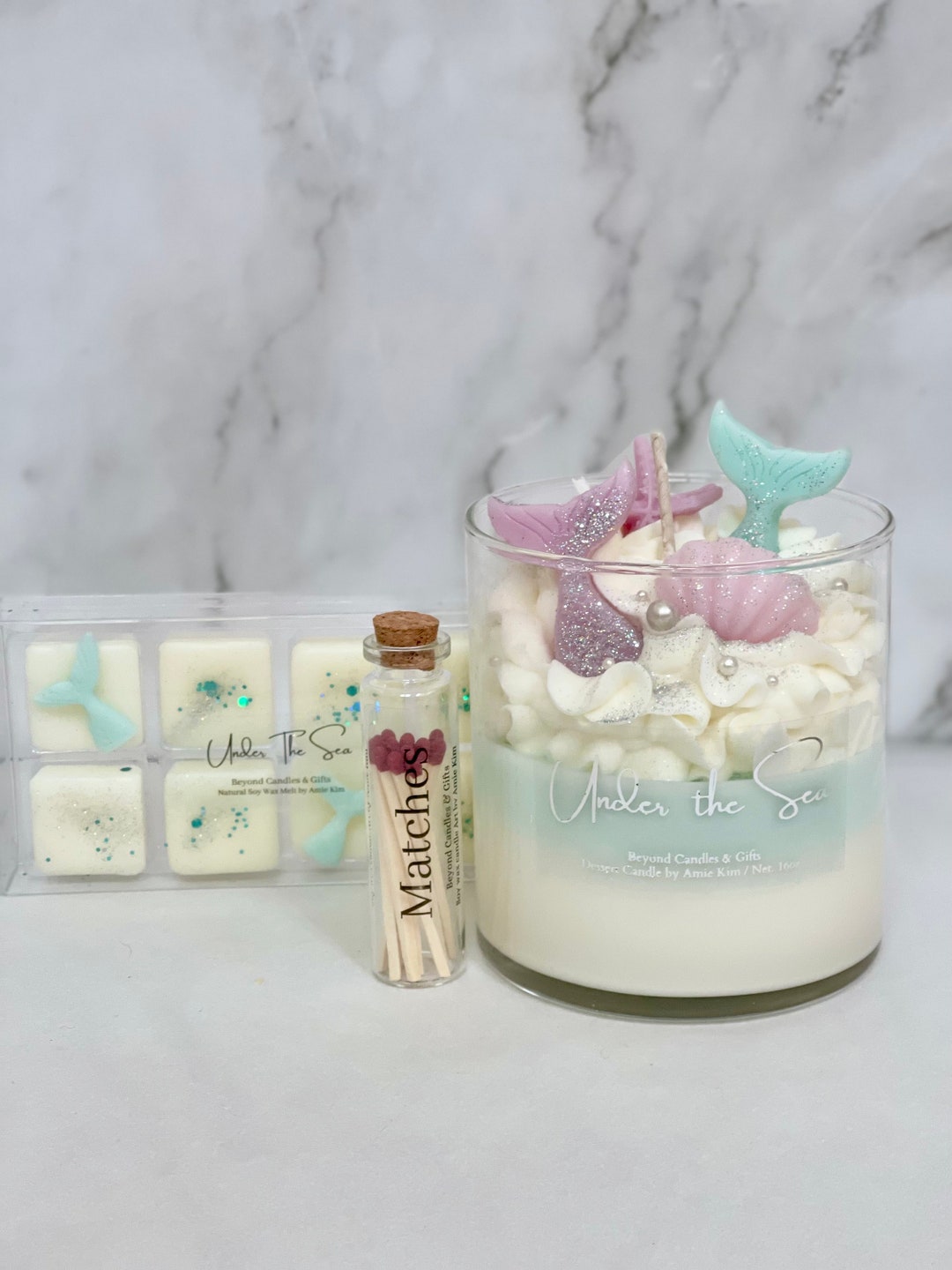 Under the Sea Candle 16 Oz Birthday Gift, Gift for Her, Anniversary