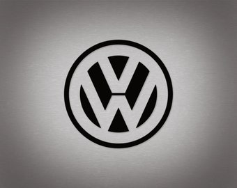 Volkswagen Emblem. Vinyl Aufkleber.