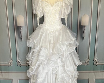 1980’s Opulent Wedding Dress!