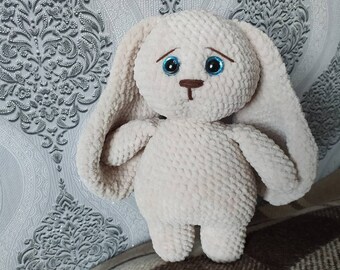 Modello all'uncinetto CONIGLIETTO DI PASQUA, fai da te, giocattolo all'uncinetto, peluche all'uncinetto