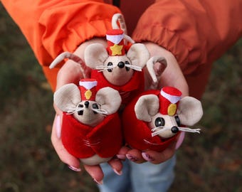 Muñecos de peluche de circo gótico, ratón de tela adorable y espeluznante, juguete con ojos de botón, regalo de fantasía oscura para adolescentes, decoración caprichosa y embrujada
