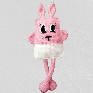 File digitale fai da te, giocattolo sensoriale, uncinetto fidget, motivo pasquale all'uncinetto, giocattolo Montessori per neonati, regalo di Natale, motivo coniglietto all'uncinetto