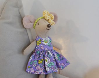 Maileg mouse clothes dress for Little Big sister mom dollhouse mouse Christmas gift