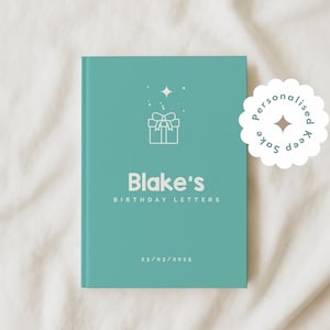 Personalized Letters to My Son/ Daughter Keepsake Book - A4/A5 Memory Journal