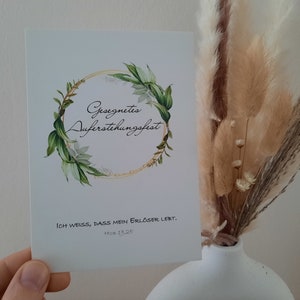 Osterkarte, Postkarte Christlich, Auferstehung, ErmutigtdurchsWort
