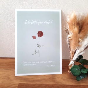 Postkarte Ich bete für dich, ErmutigtdurchsWort, Bestellnr. 24015