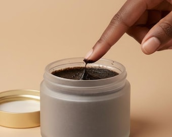 Jabón negro 100% natural y crudo de Ghana - Auténtico cuidado africano