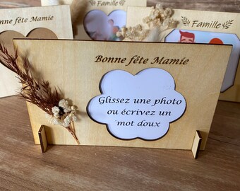 Cadre photo personnalisé - carte cadeau - cadeau maman - cadeau femme