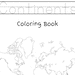 Printable Continents Coloring Book With Spelling and Writing Guides for ...