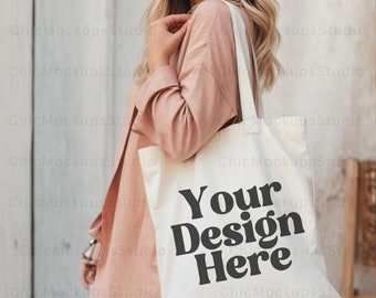 Tote Bag Mockup Canvas Tote Bag Mockup Boho Tote Bag Mock Model Tote Bag Mock Model Mock Canvas Tote Bag Mockup Cute Print on Demand Mock