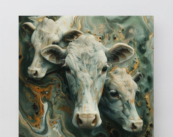 The Cows - Canvas print