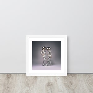 Framed poster - Disco twins