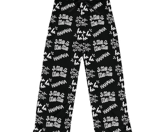 Pantalones de pijama para mujer HaHaHa - Negro