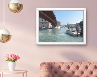 Venice Canal Digital Poster Italy Wall Art Decoration Art Print Italian Home Decoration Photo Print Venice Photography