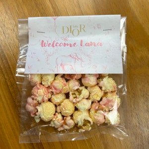 Sachet Popcorn personnalisés