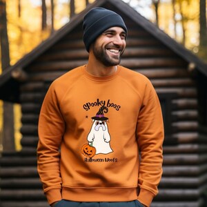 Halloween Dog Sweatshirt, Bulldog sweatshirt, Spooky Dog Sweatshirt, Halloween Sweatshirt, Dog Owner, Pet Parent Sweatshirt, Dogs Halloween