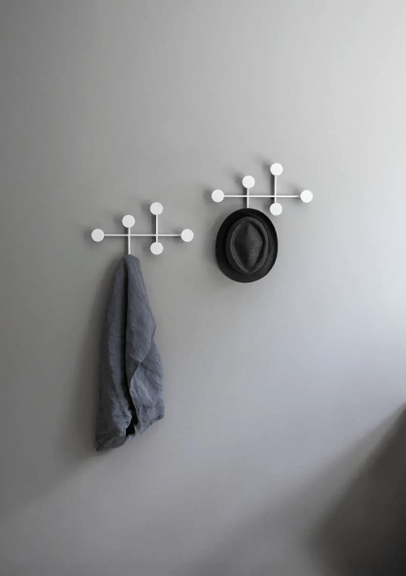 Metal Wall Coat Rack, Coat Rack Wall Mount, Modern Coat Rack, Home