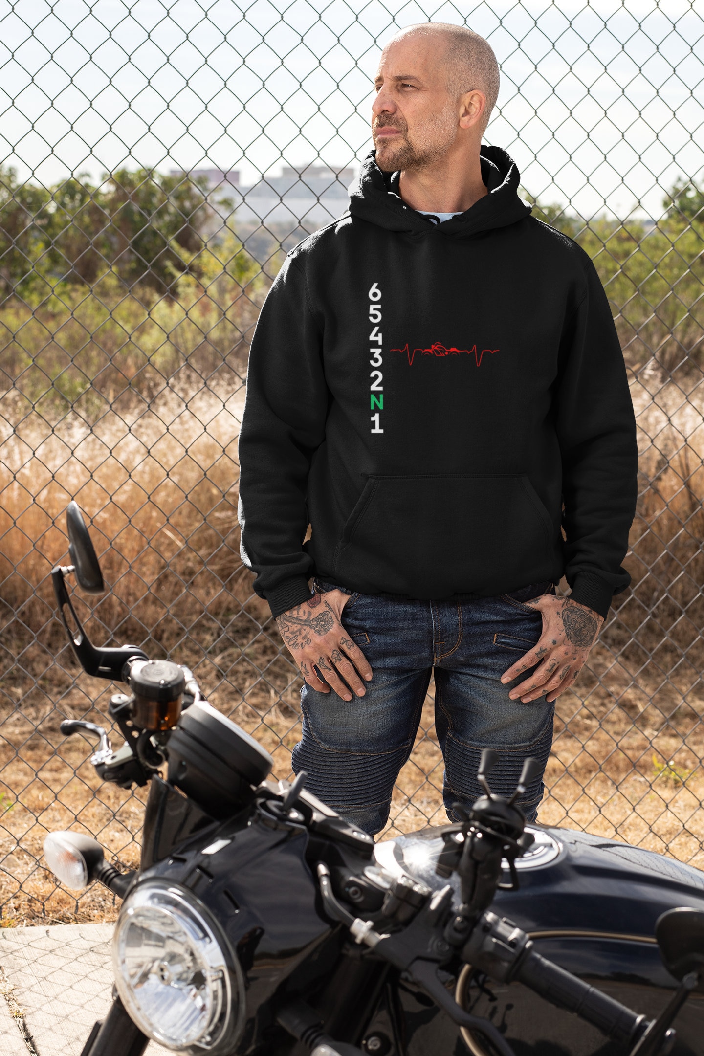 BIGROON Ktm Race To Ready Motorsiklet Süpermotor Logo2 Ön Sweatshirt Unisex Kapü