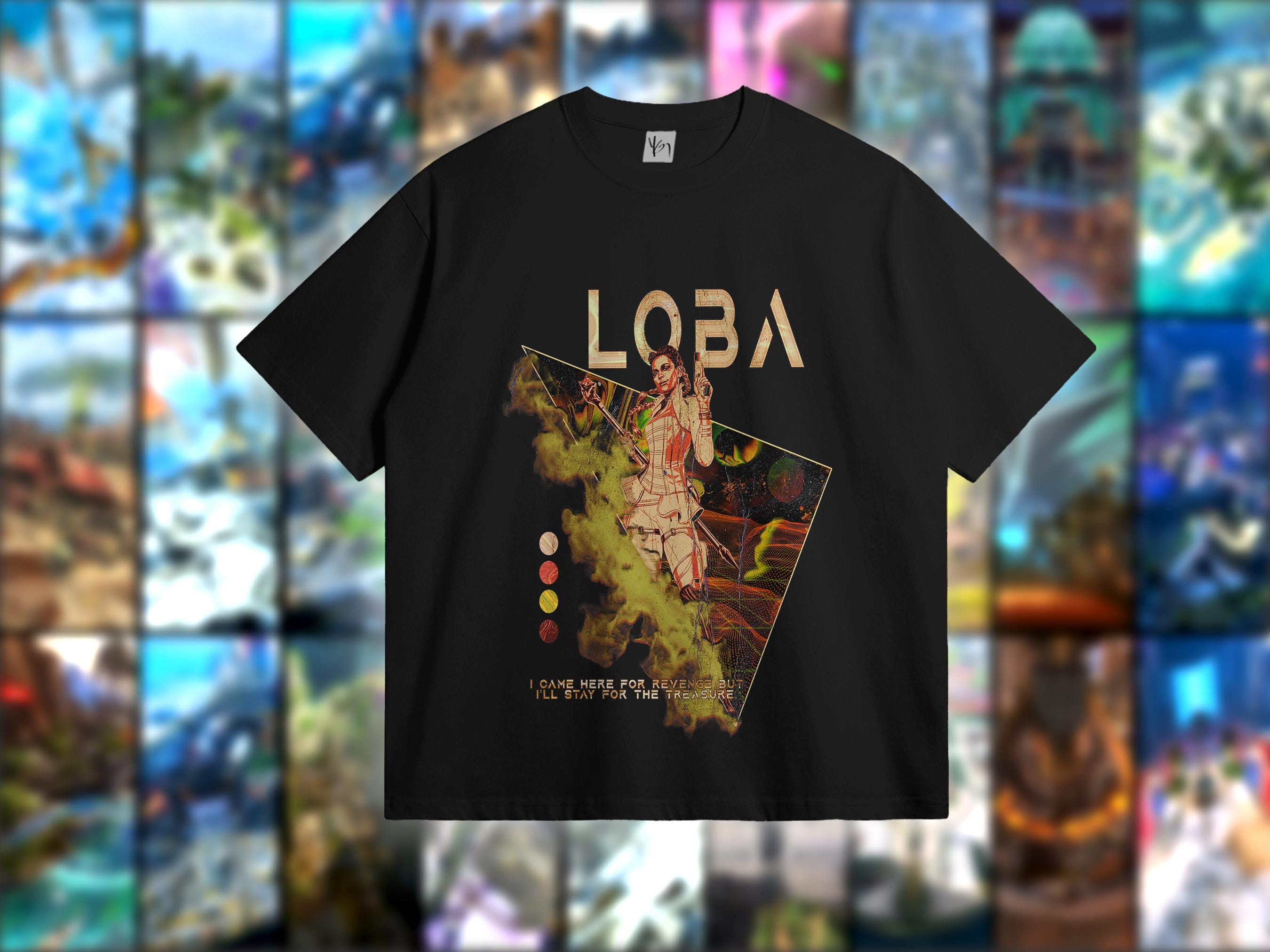 Apex Legends Loba T-shirt. Bloodhound Apex Character Shirt.