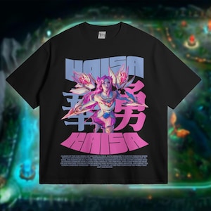 Kai&#39;sa League of Legends Tshirt. Comfy Kai&#39;sa Main Shirt. Kai&#39;sa Gift for Gamer Girlfriend. LoL Tee for Teenager. Video Game Tees for Her.