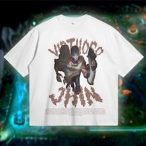 Jhin League Of Legends Tshirt. Teenager Shirt Gift. Comfy Lol Tee for Gamers. Gifts for Him. Golden Demon Lol Tees.