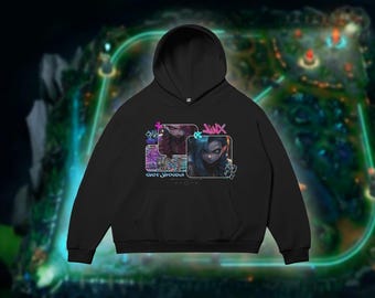 League of Legends Jinx Hoodie. Lol Arcane Jinx Hoodie. Comfy Hoodie for Gamers. Soft Game Hoodie Gifts. Valentines Day Hoodie for Her,