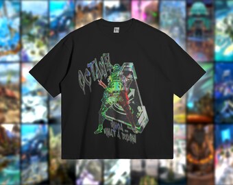 Octane Apex Legends Shirt. Oversize Apex T Shirt. Apex Heirloom Gifts for Teenagers. Videogame Octane Tee. Gamer Streetwear Gift.
