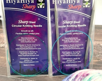 HiyaHiya 24" (60cm) Sharp Steel Fixed Circular Knitting Needles