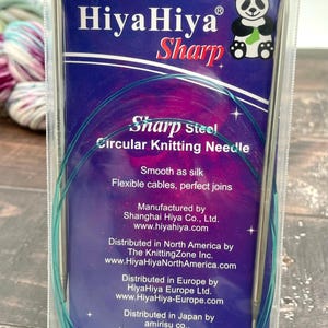 HiyaHiya 40" (100cm) Sharp Steel Fixed Circular Knitting Needles