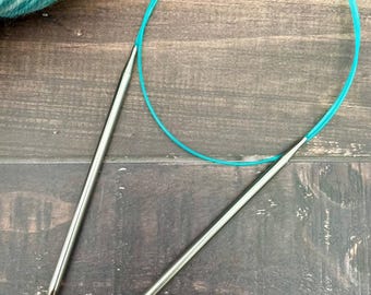 HiyaHiya 32" (80cm) Sharp Steel Fixed Circular Knitting Needles