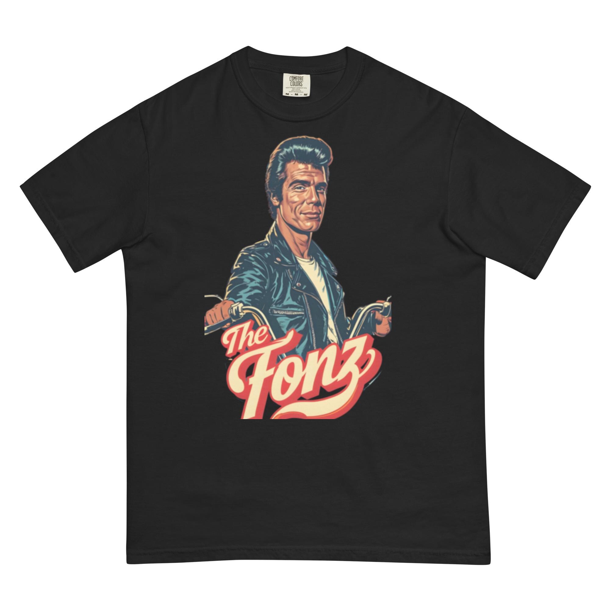 Medium Vintage 70s Happy Days the Fonz Graphic T Shirt Mayo