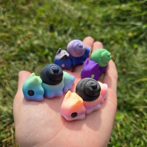 3D Printed Snail, strawberry, skull, cute, insect, slug, snail, bug, cute, colorful