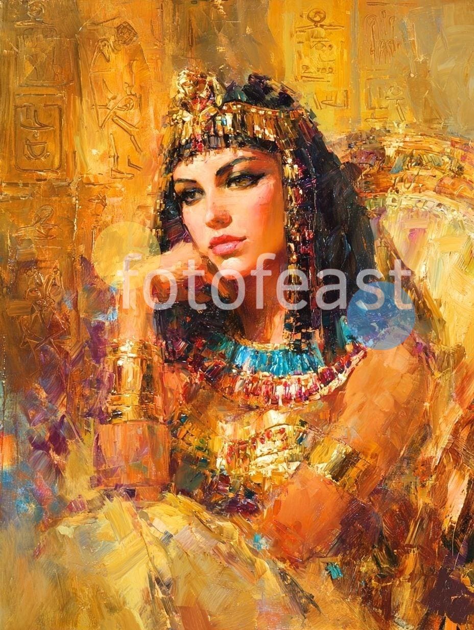 Cleopatra painting - Etsy 日本