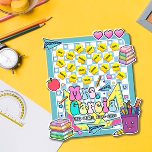 Personalized Teacher Magnet,Custom Teacher Magnet with Name,Teacher Locker Magnet,Teacher Appreciation Gifts,Thank You Gift For Teacher