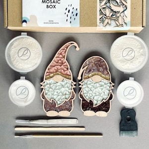Mosaik Zwerge, Mosaik Kit DIY, Mosaik Kit für Erwachsene, Mosaik Kit zum Spaß, Mosaik-Projekt, Geburtstagsgeschenk