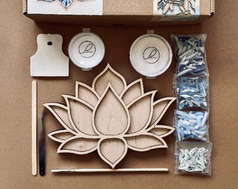 DIY Mosaic Kit: Glass Art Craft Kit for Adults & Kids