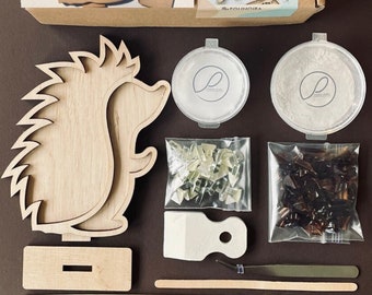 Wooden mosaic kit