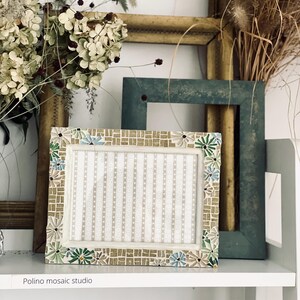 Mosaic handmade,  Mosaic Decor, Mosaic frame, Frame gift, Mosaic gift, Handmade frame, Frame wall art, Anniversary gift