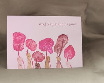 congratulations card for the birth